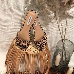 Steve Madden Faux cheetah sandals